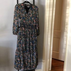 GAP Maxi Floral Print Dress